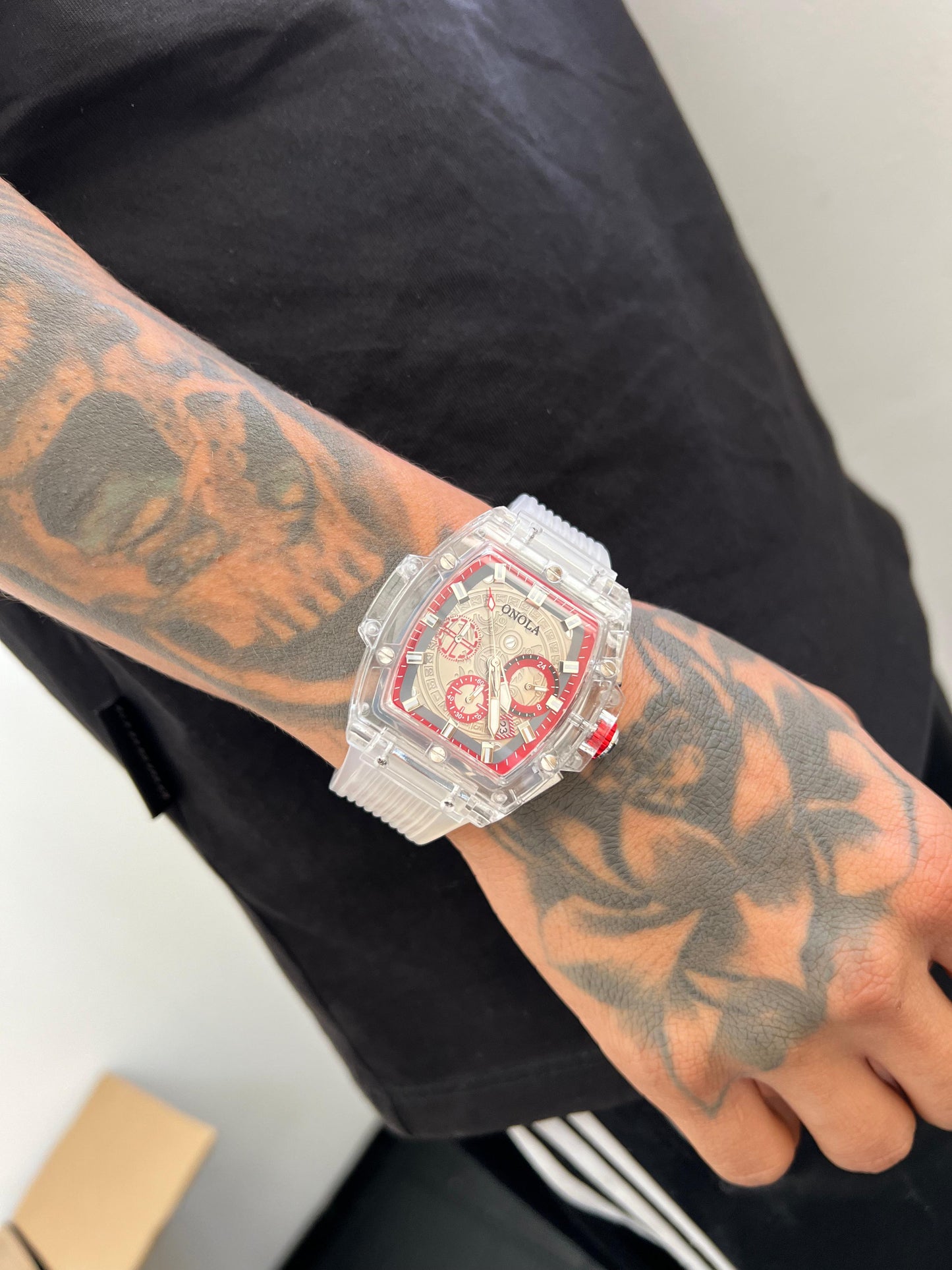 RELOJ ONOLA HOMBRE PULSO GOMA