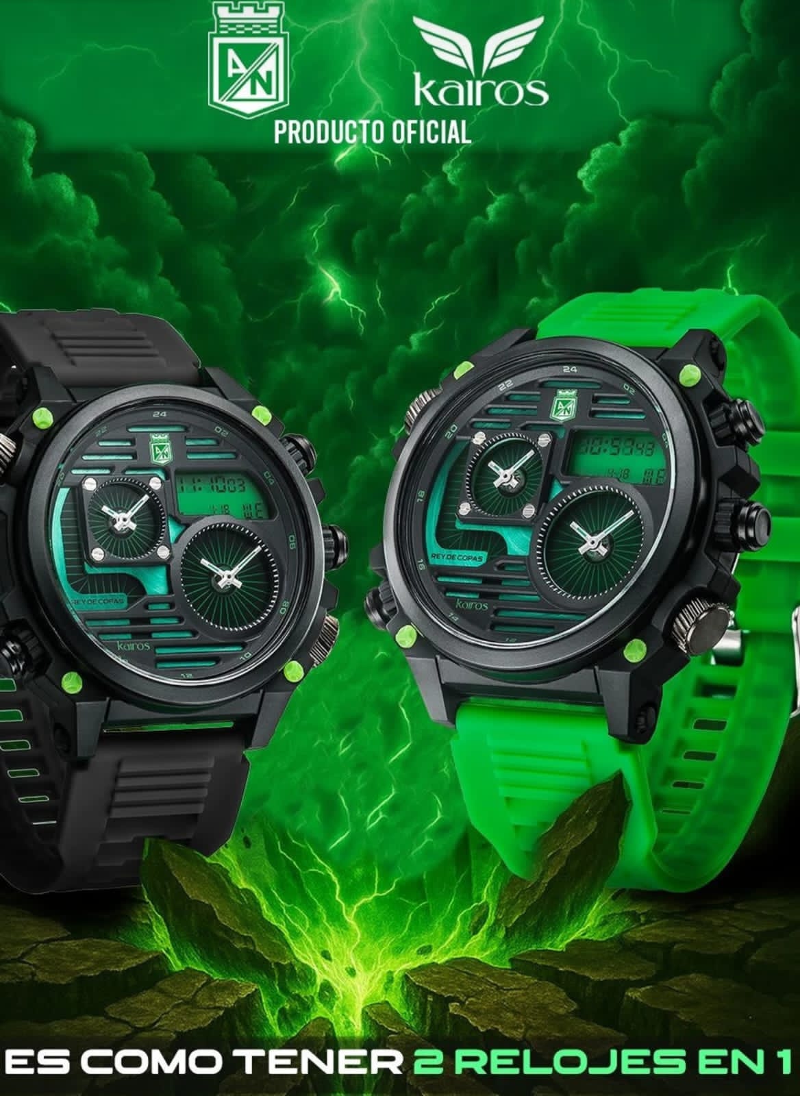 RELOJ ATLÉTICO NACIONAL