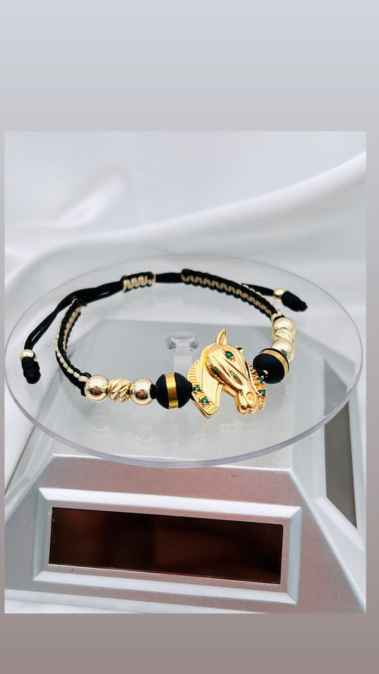PULSERA EQUINA EN ACERO & NEOPRENO