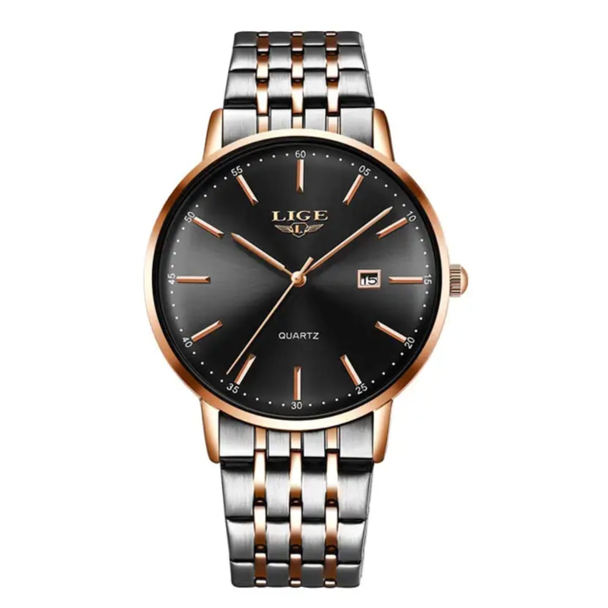 RELOJ LIGE HOMBRE PULSO ACERO